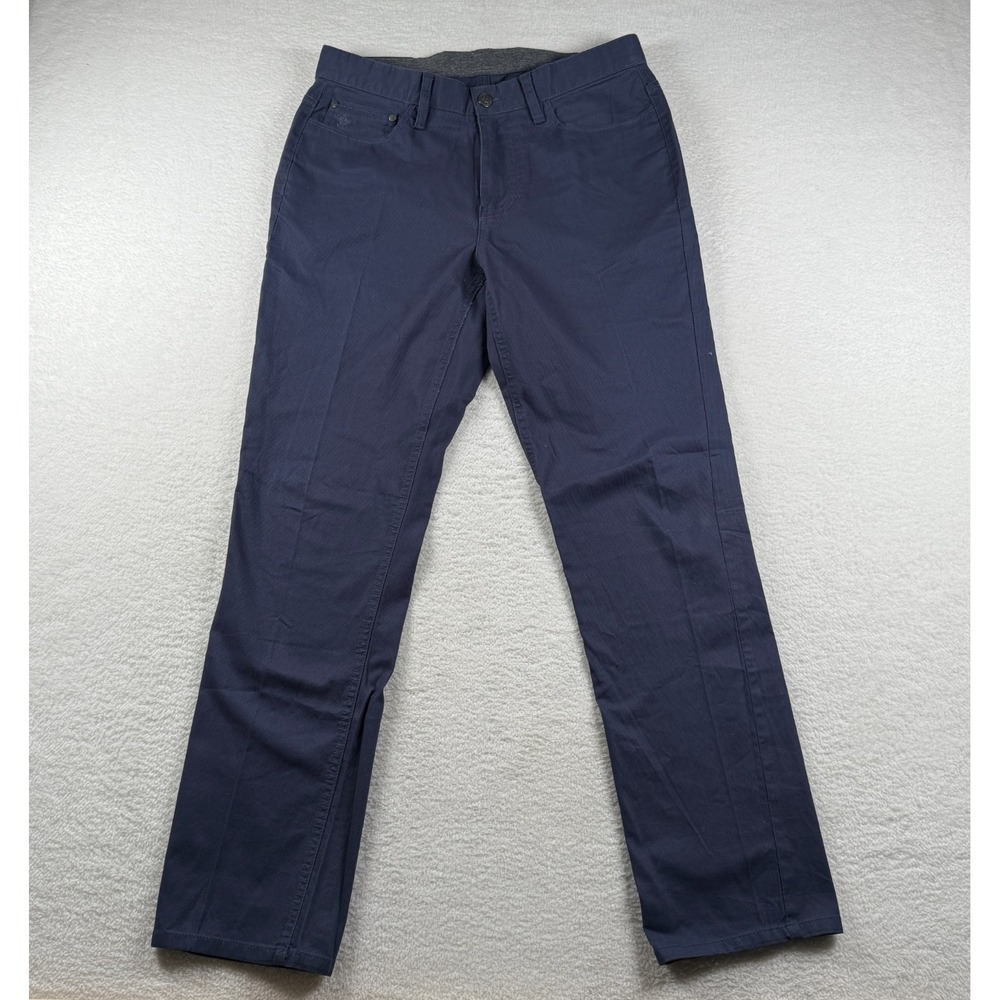 English Laundry Brixton Pants Mens 30X30 Blue Logo Micro‎ Corduroy